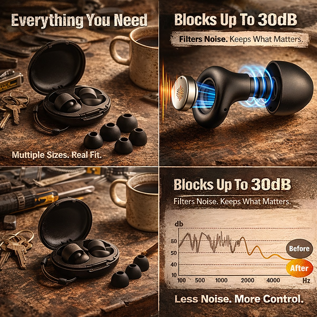 No Fancy Gear. Just Real Noise Blocking.