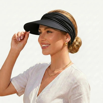 🔥 Summer Hot Sale 60% OFF💕UPF 50+ Sun Visor Ponytail Hat