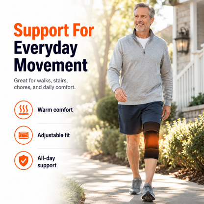 🔥 Magnetic Self-Heating Knee Brace 2PCS – Soothing Warmth for Achy, Stiff & Tired Knees