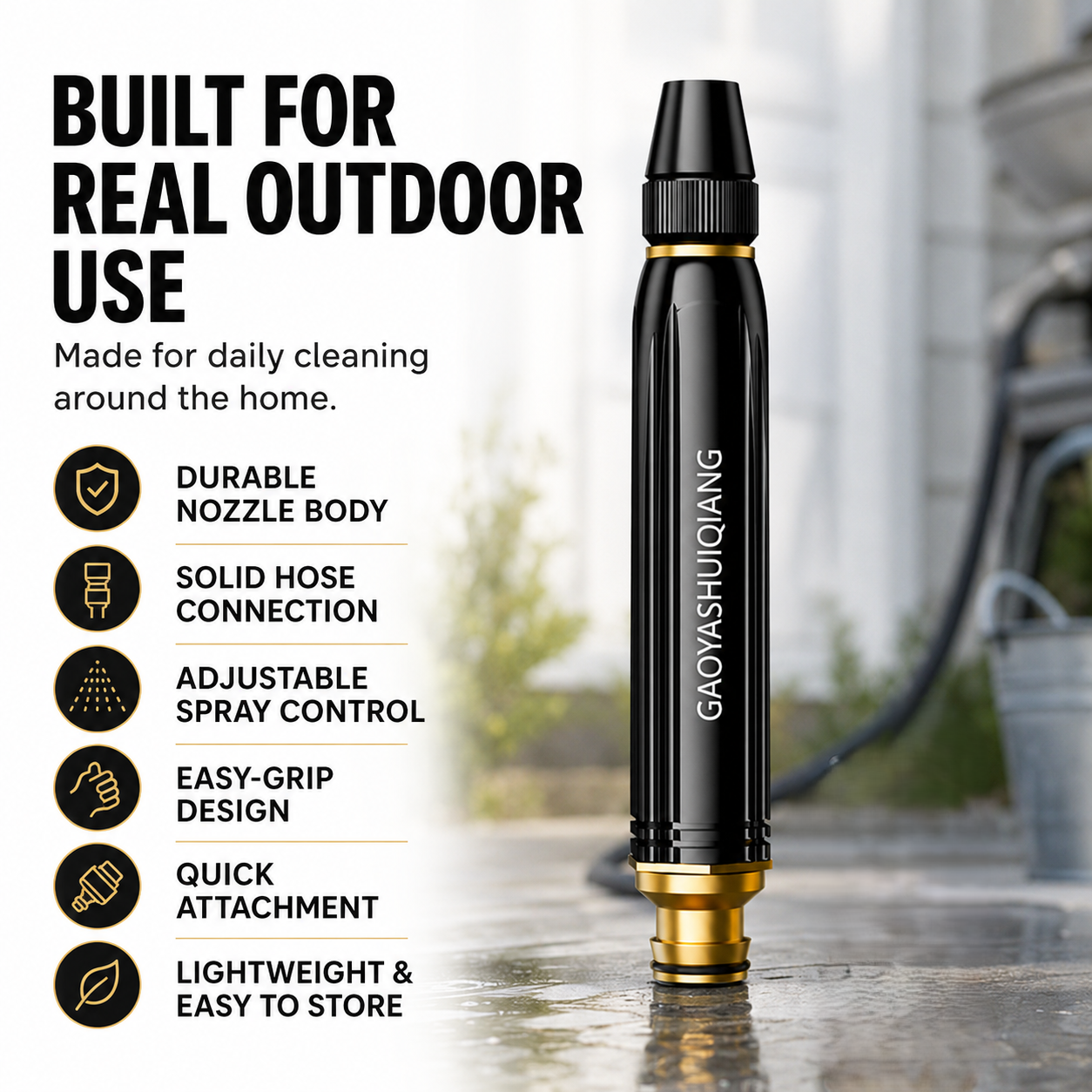 Limited-Time 50%OFF 🎉—Elnuvo™ PowerJet Pro Nozzle 💦 With 4 Premium Metal Adapters
