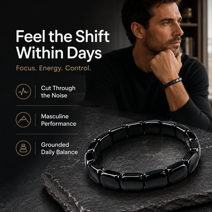 Varenloey® Men’s Hematite Strength Bracelet