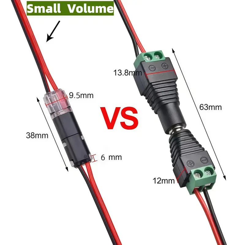 Double Wire Plug in Connector Ultimate DIY Wiring Kit