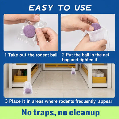 Rodent & Pest Repellent Balls - Protect Your Home, Garage & Outdoor Spaces From Unwanted Pests