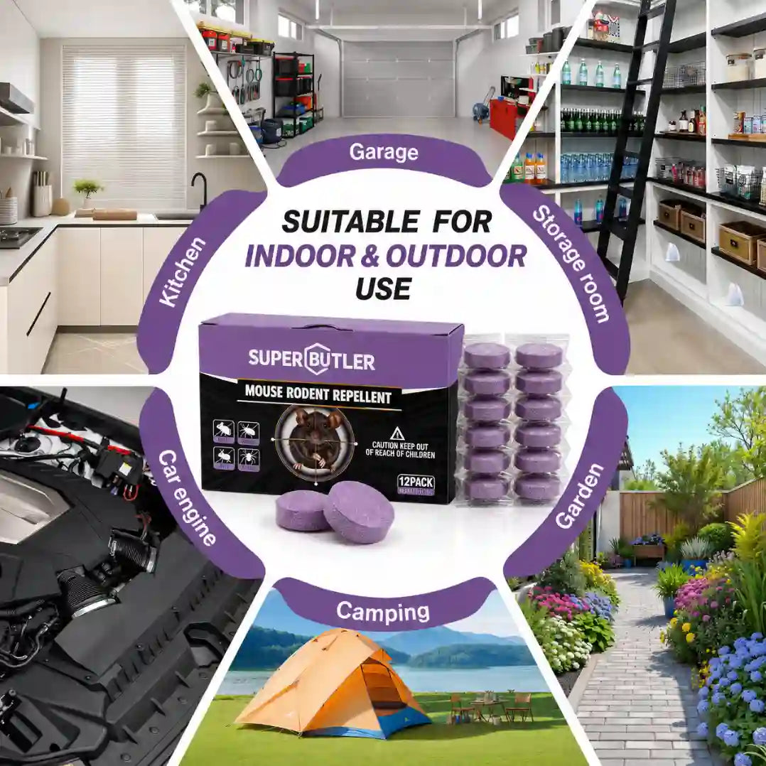 Rodent & Pest Repellent Balls - Protect Your Home, Garage & Outdoor Spaces From Unwanted Pests