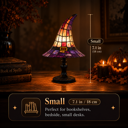 Varenloey® 🧙‍♀️ Stained-Resin-Style Witch Hat Lamp