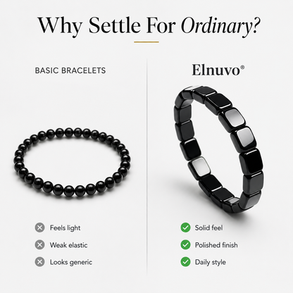 Varenloey® Men’s Hematite Strength Bracelet