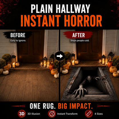 Varenloey® Creeping Ghoul 3D Illusion Rug