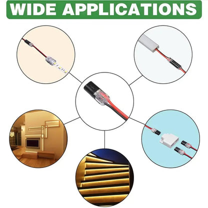 Double Wire Plug in Connector Ultimate DIY Wiring Kit
