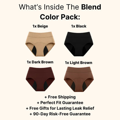 ELNUVO™ 100% Leak-Proof Underwear 4-Pack|✅Stay Dry, Fresh & Confident — Without Pads, Bulk, or Embarrassing Leaks🎁🎁