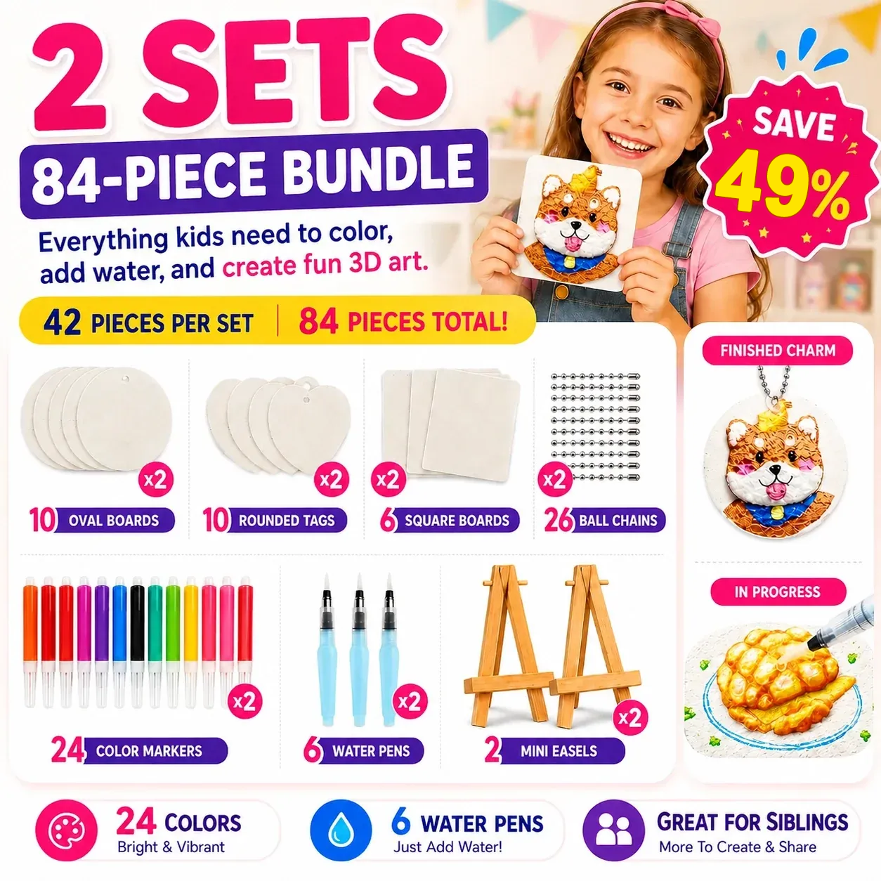 🔥🔥Last Day 69% off 3D Puffy Texture Paper- Turn Simple Drawings Into Fun Puffy 3D Art🪄