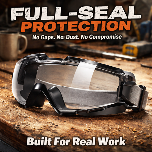 Protect Your Eyes Right-Safety Goggles