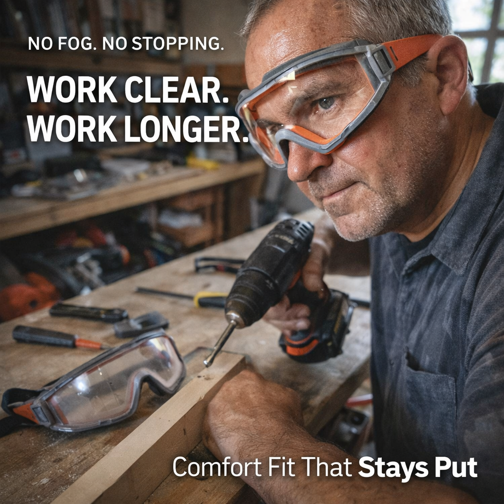 Protect Your Eyes Right-Safety Goggles