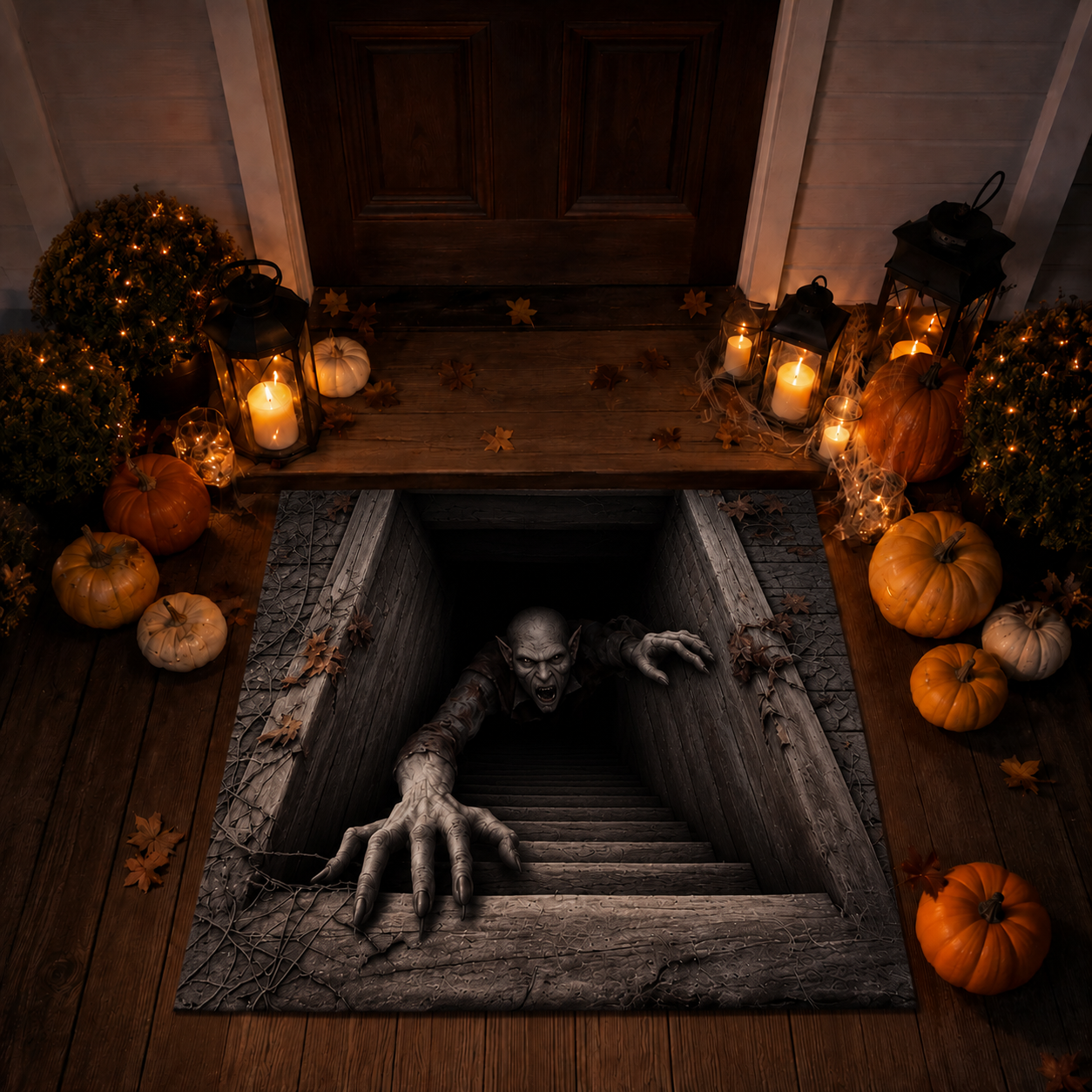 Varenloey® Creeping Ghoul 3D Illusion Rug