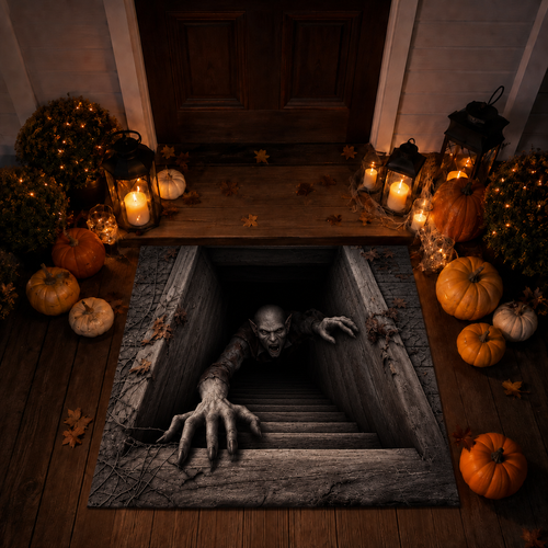 Varenloey® Creeping Ghoul 3D Illusion Rug