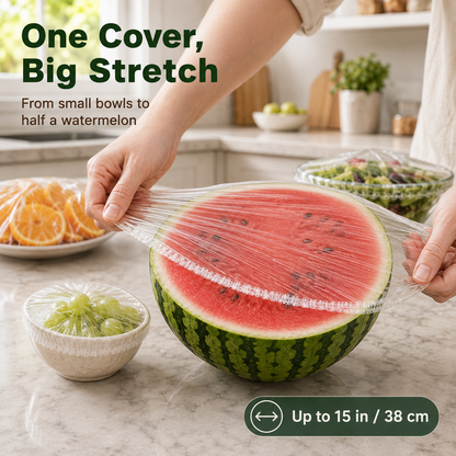 ⏳LAST DAY SALE 50% OFF!!🔥Varenloey® Disposable Stretch Food Covers for Bowls & Plates