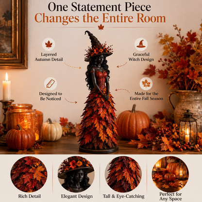 🔥LAST DAY 50% OFF - 🧙‍♀️Enchanted Autumn Witch Figurine (📦 Free Shipping)