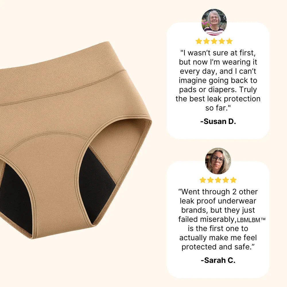 ELNUVO™ 100% Leak-Proof Underwear 4-Pack|✅Stay Dry, Fresh & Confident — Without Pads, Bulk, or Embarrassing Leaks🎁🎁