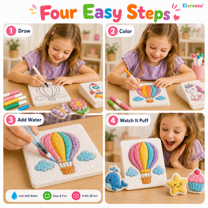 🔥🔥Last Day 69% off 3D Puffy Texture Paper- Turn Simple Drawings Into Fun Puffy 3D Art🪄