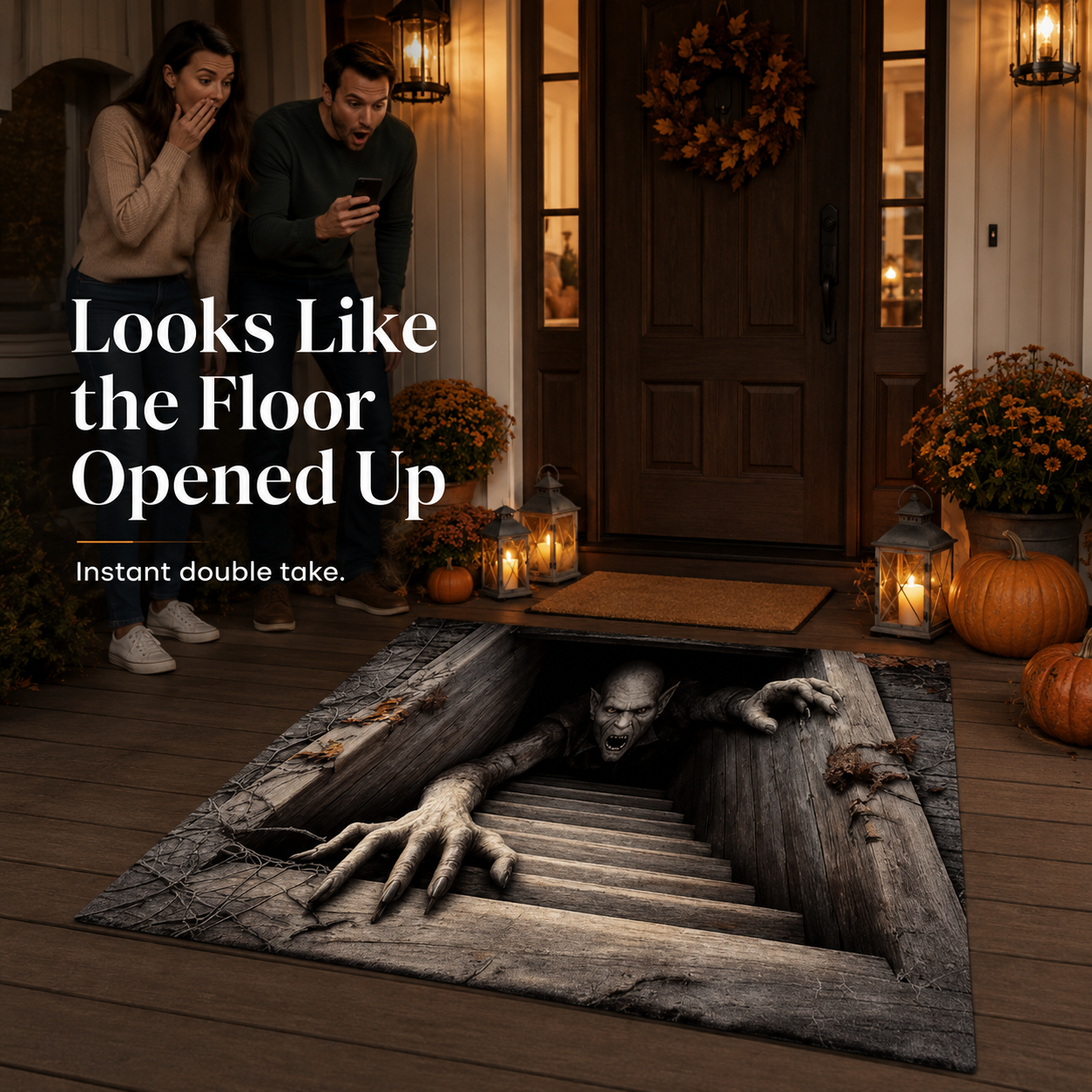 Varenloey® Creeping Ghoul 3D Illusion Rug