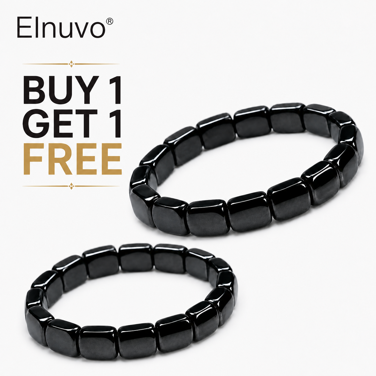 Varenloey® Men’s Hematite Strength Bracelet