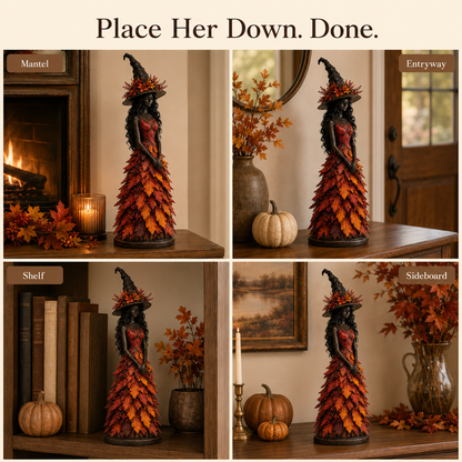 🔥LAST DAY 50% OFF - 🧙‍♀️Enchanted Autumn Witch Figurine (📦 Free Shipping)