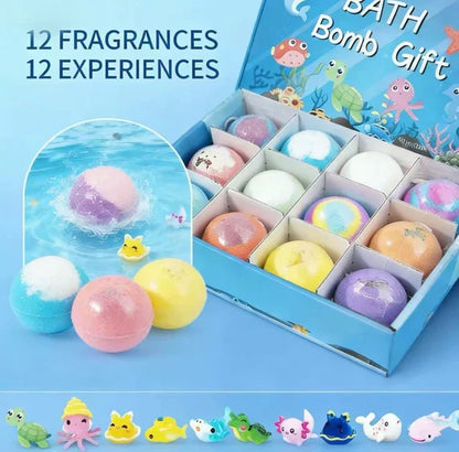 12-Piece Surprise Toy Bath Bomb Set
