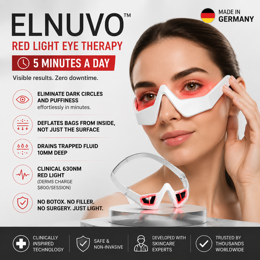 EInuvo™: Red Light Therapy That Deflates Eye Bags