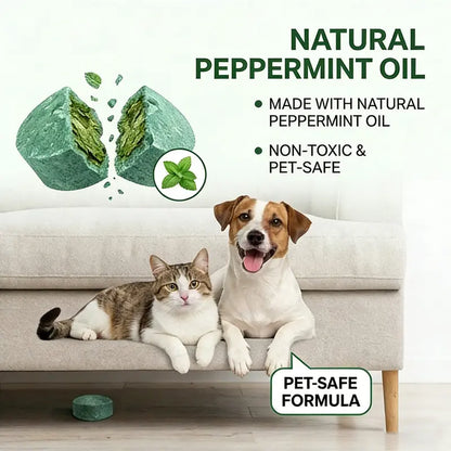 12-Pack Natural Peppermint & Lemon Rodent Repellent Balls - Safe Pest Control for Home & Garden