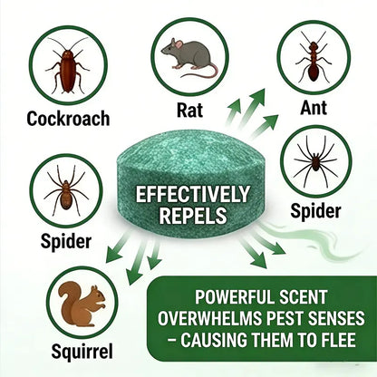 12-Pack Natural Peppermint & Lemon Rodent Repellent Balls - Safe Pest Control for Home & Garden