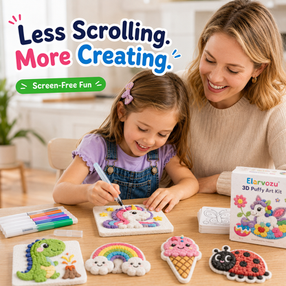 🔥🔥Last Day 69% off 3D Puffy Texture Paper- Turn Simple Drawings Into Fun Puffy 3D Art🪄