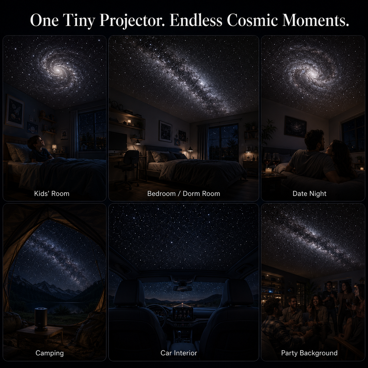 StarCeiling 360° Galaxy Sleep Projector