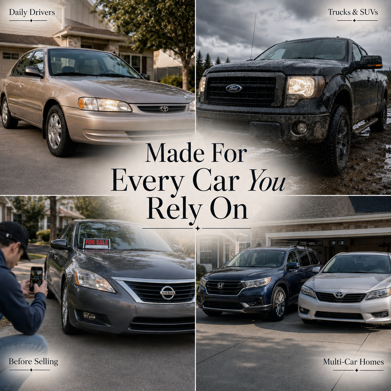 🚘Automotive Headlight Restoration Kit – 💡Restore Foggy & Yellowed Lenses