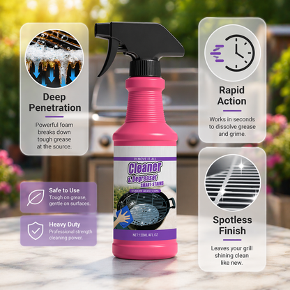 🔥Specialized Grill Cleaner — Heavy Grease, Gone Fast 🍢💦