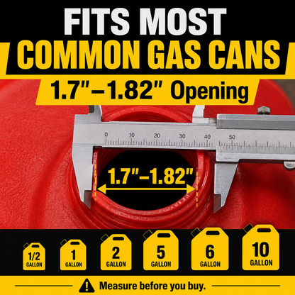 2-Pack Gas Can Spout Replacement Kit