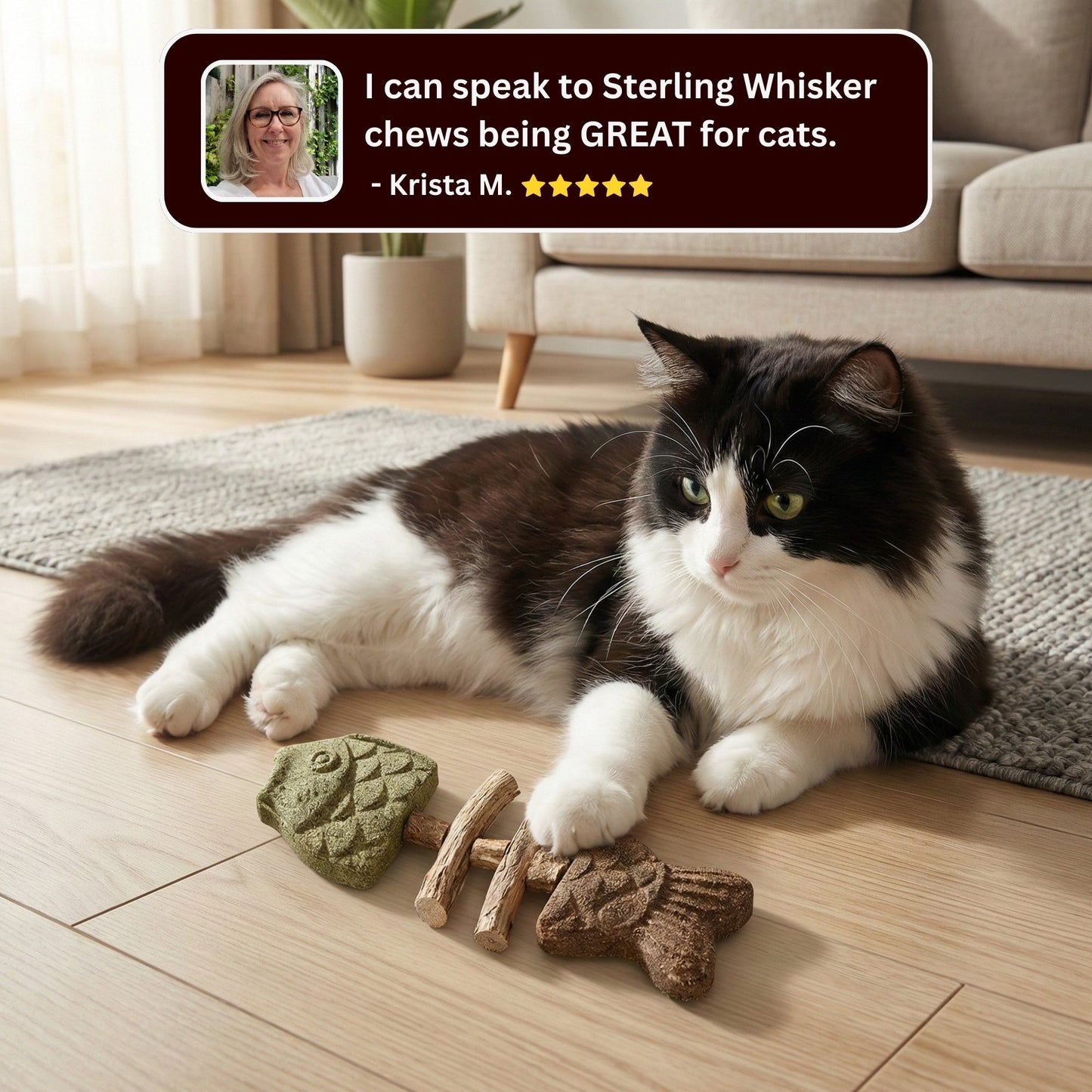 2026 Sterling EInuvo™ Catnip & Silvervine Chew