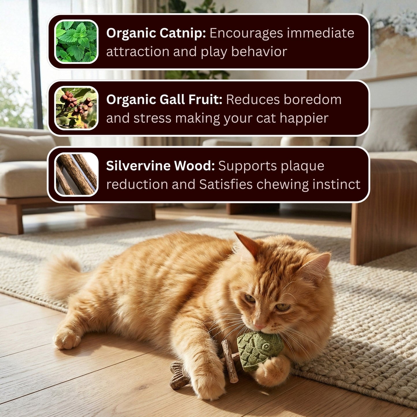 2026 Sterling EInuvo™ Catnip & Silvervine Chew