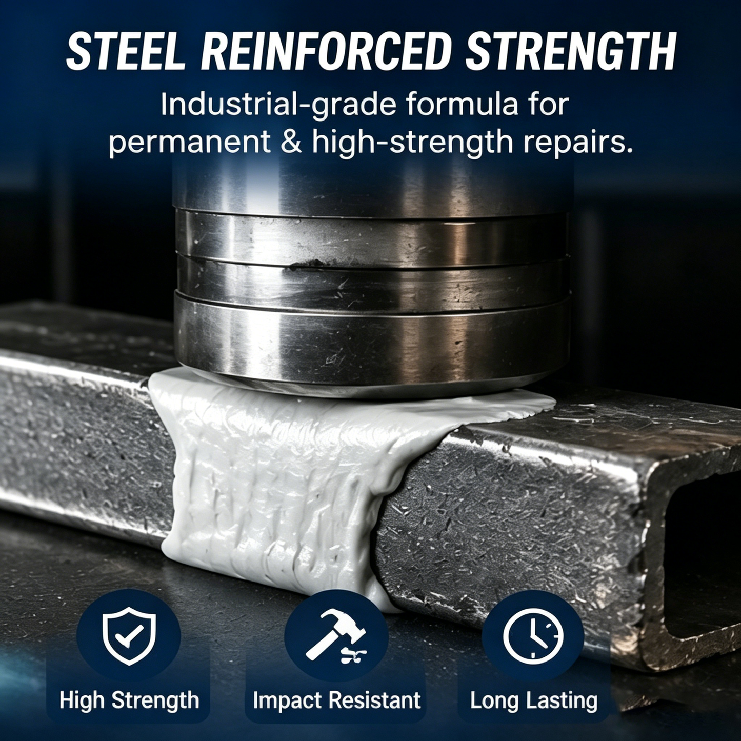 💥SAVE 50% NOW🏠EInuvo® Steel Reinforced Epoxy Repair Putty — Universal Glue for Metal, Wood, Plastic
