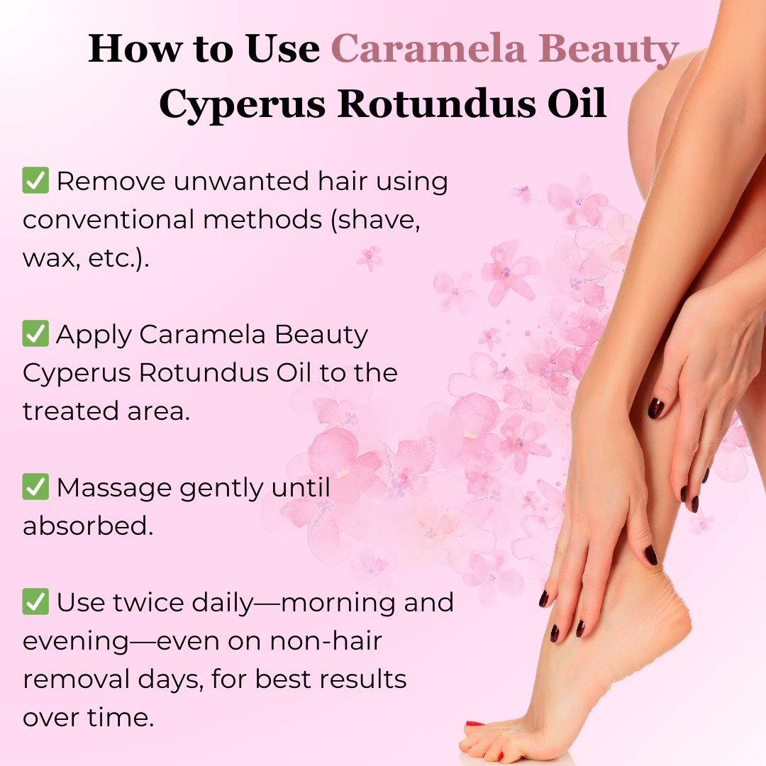 Cyperus Rotundus Hair Regrowth Control Oil