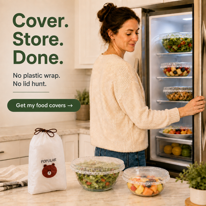 ⏳LAST DAY SALE 50% OFF!!🔥Varenloey® Disposable Stretch Food Covers for Bowls & Plates