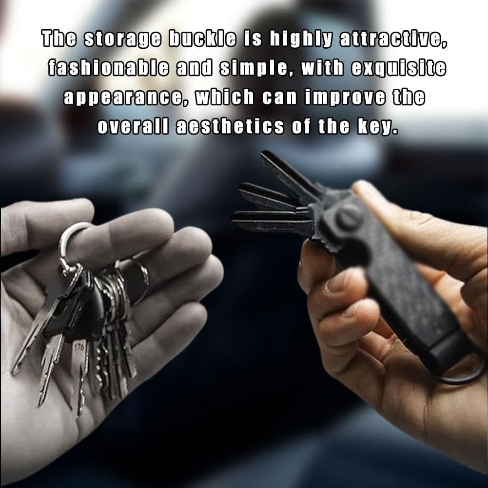 Metal Key Organizer — No More Bulky, Noisy Keys