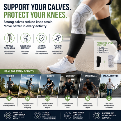 2PC Medical Compression Socks for Tired Legs & Vein Support
