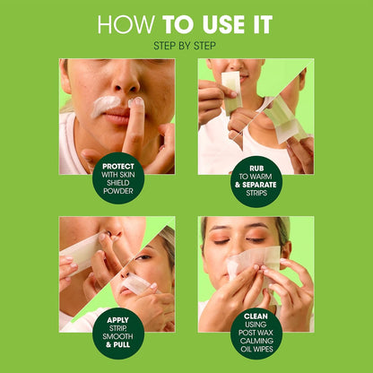 Facial Wax Strips for Facial Hair Removal