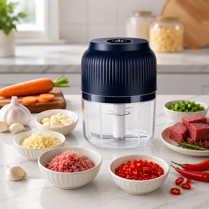 ⚡ Cordless Mini Food Chopper – Chop, Mince & Blend in Seconds