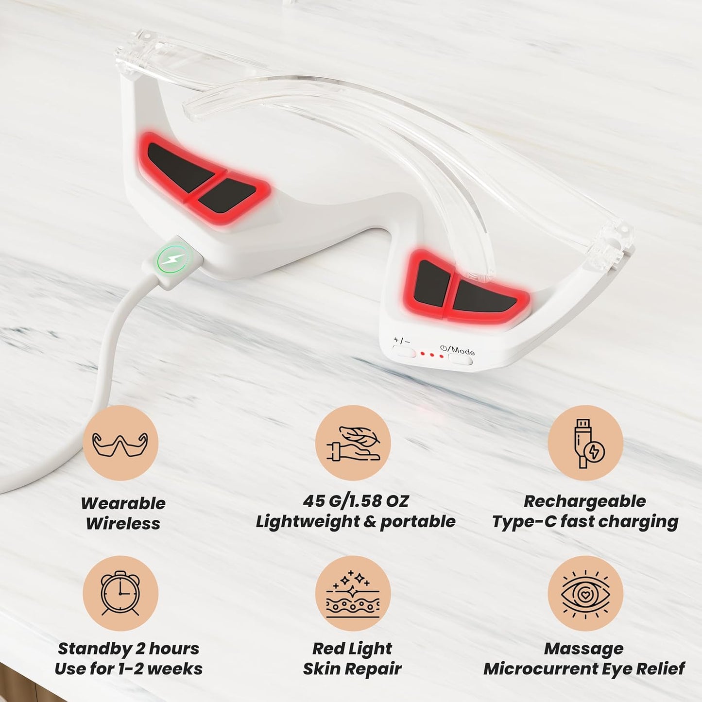 EInuvo™: Red Light Therapy That Deflates Eye Bags