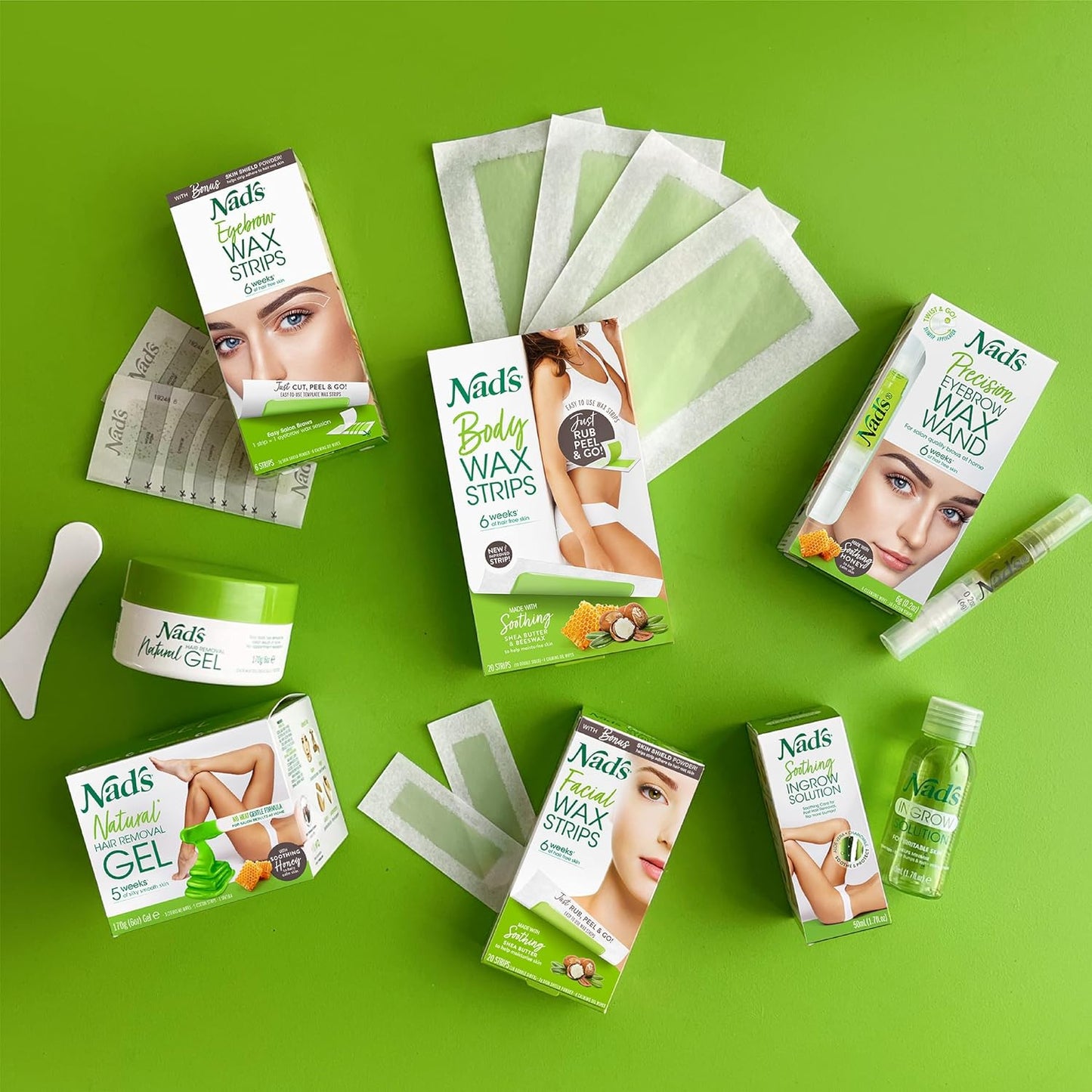 Facial Wax Strips for Facial Hair Removal