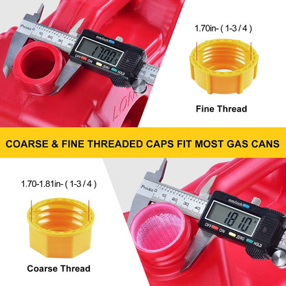 2-Pack Gas Can Spout Replacement Kit