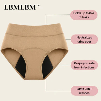 ELNUVO™ 100% Leak-Proof Underwear 4-Pack|✅Stay Dry, Fresh & Confident — Without Pads, Bulk, or Embarrassing Leaks🎁🎁