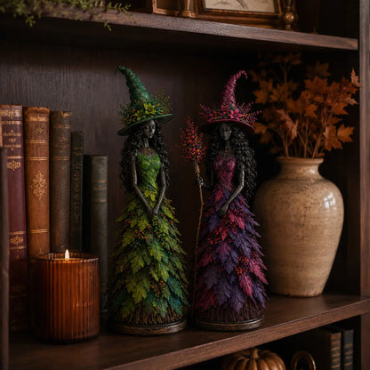 🔥LAST DAY 50% OFF - 🧙‍♀️Enchanted Autumn Witch Figurine (📦 Free Shipping)