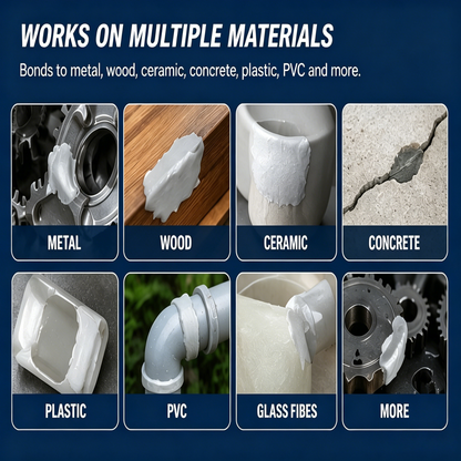 💥SAVE 50% NOW🏠EInuvo® Steel Reinforced Epoxy Repair Putty — Universal Glue for Metal, Wood, Plastic