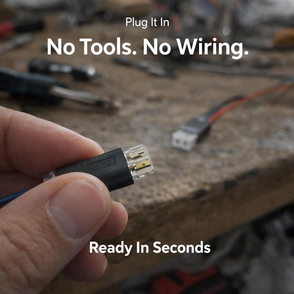 Double Wire Plug in Connector Ultimate DIY Wiring Kit